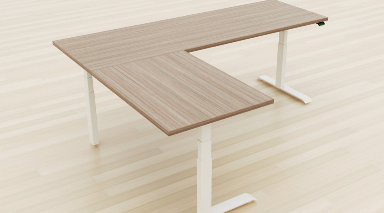 Une table ajustable en hauteur vendue par Solutions M3.