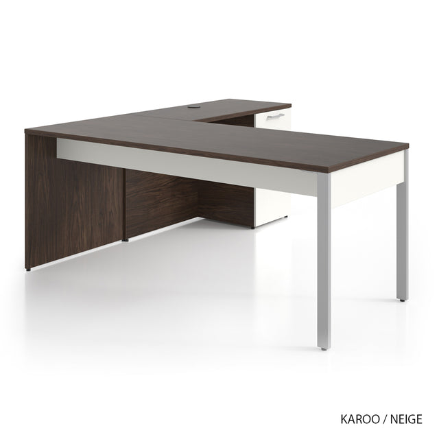 Bureau moderne en L, Concept 300