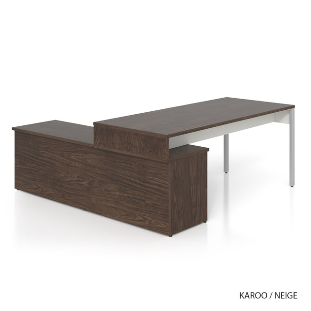 Bureau en L avec rangement bas Concept 300