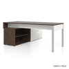 Bureau moderne en L avec rangement bas, Concept 300