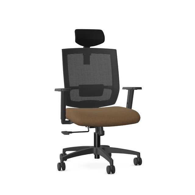Ergonomic office chair with headrest - Entail Series