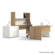 Ensemble de mobilier de bureau avec rangement et étagère
