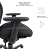 Chaise ergonomique petite personne dossier en maille avec appui-tête tCentric Hybrid