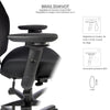 Chaise ergonomique dossier haut avec appui-tête eCentric Executive