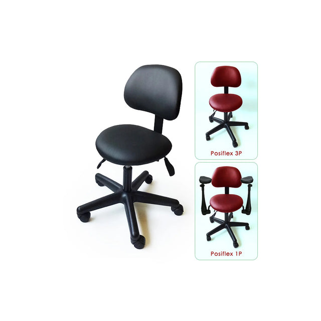 Chaise d'opérateur avec appuis-coude mobiles Posiflex