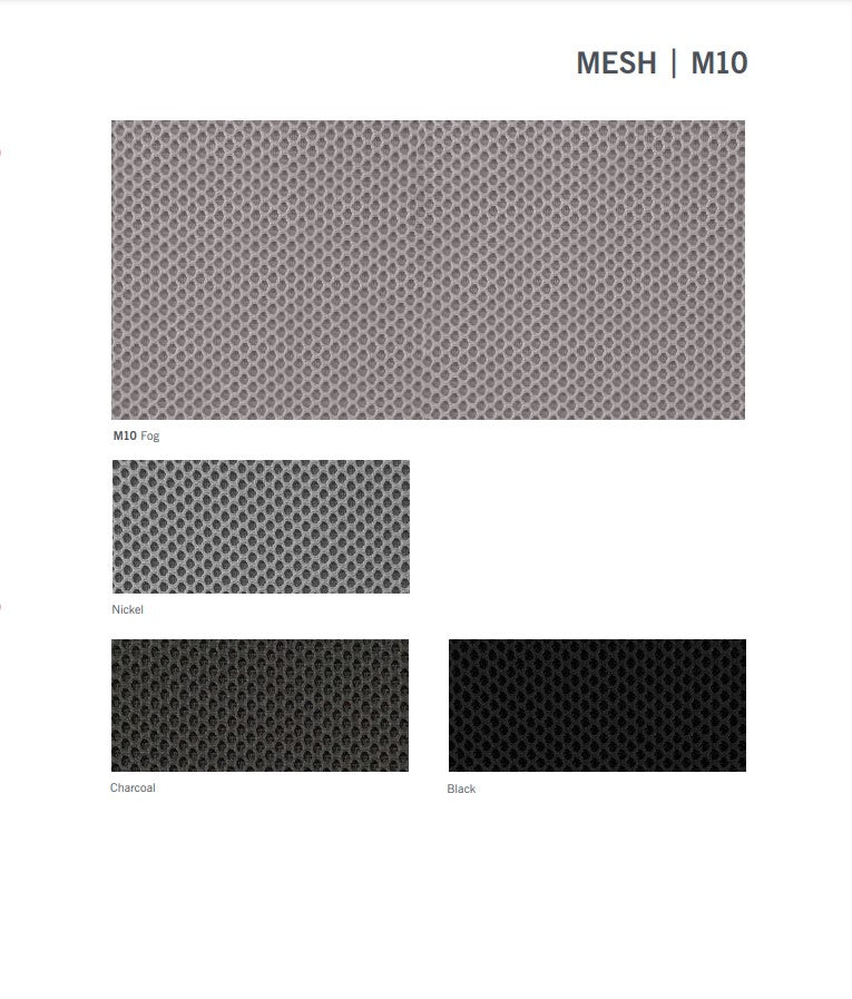 Chaise de bureau blanche dossier en maille L1