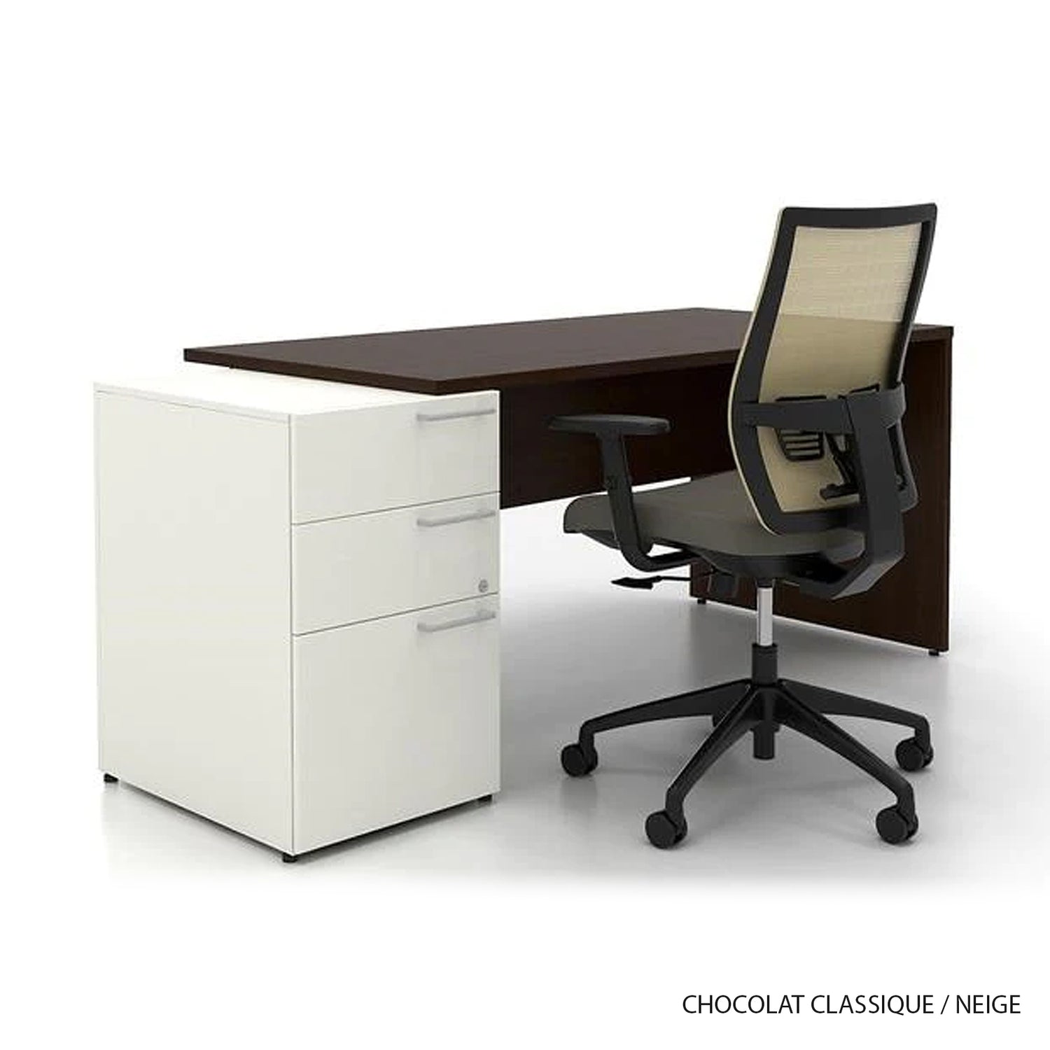 Bureau rectangulaire 60"L - Concept C.A. - Groupe Lacasse