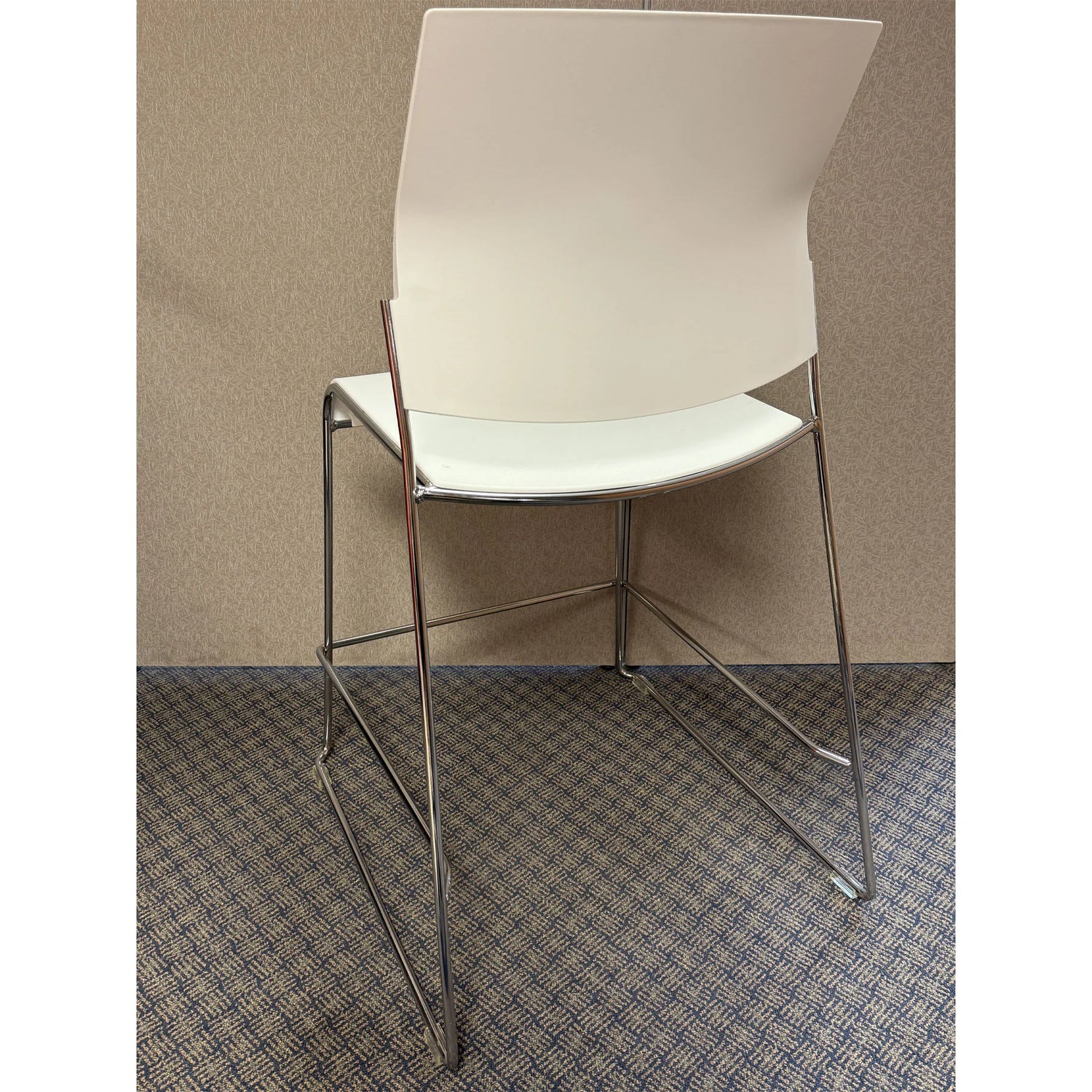 Tabouret comptoir Tuck (Chrome/Cotton)