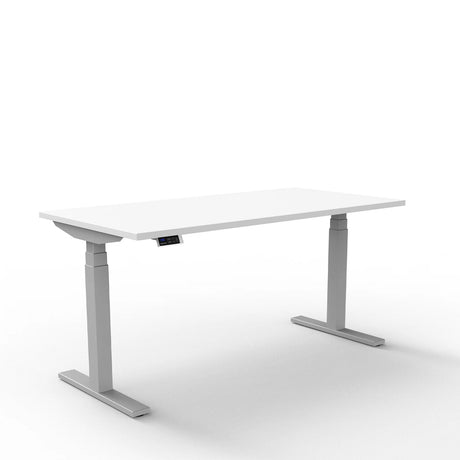Base argent & plateau blanc