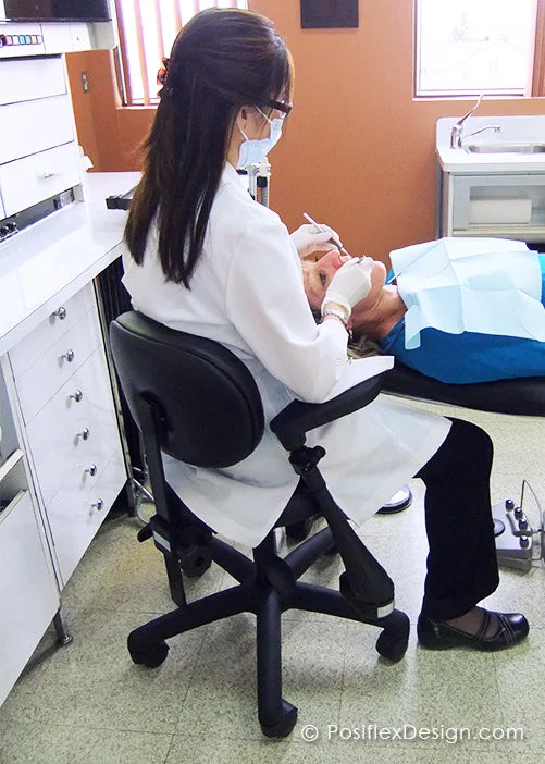 Chaise d'opérateur avec appuis-coude mobiles Posiflex