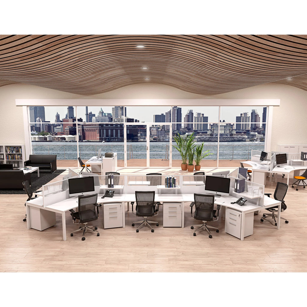 8 postes de travail 120°, Axis - Workspace48