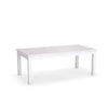 Table à café rectangulaire, base blanche, Axis - Workspace48