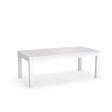 Table à café rectangulaire, base blanche, Axis - Workspace48