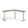 Bureau en L, ajustable en hauteur - Quorum Essentiel