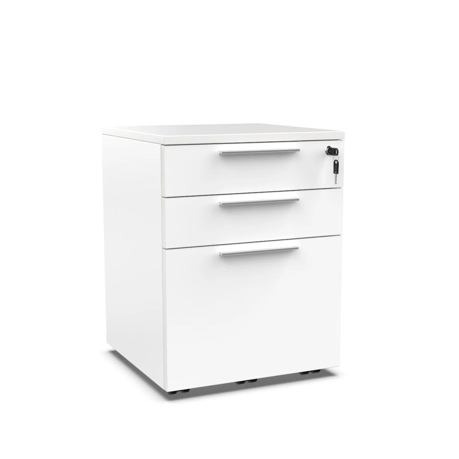 Caisson mobile 3 tiroirs blanc, Storage - Workspace48