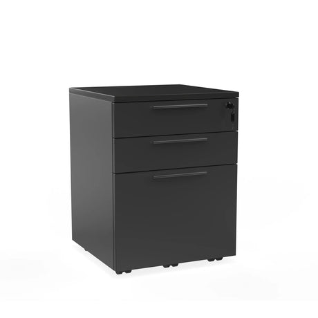 Caisson mobile 3 tiroirs noir, Storage - Workspace48