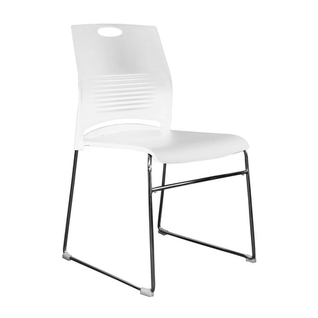 Chaise empilable A114 blanche