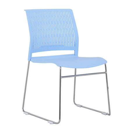 Chaise empilable A116 bleu