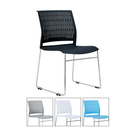 Chaise empilable A116 noire