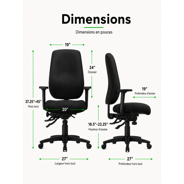 Chaise ergonomique Cierra Standard