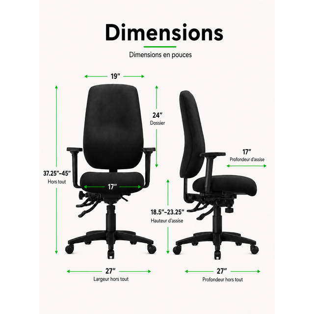 Cierra Petite ergonomic chair