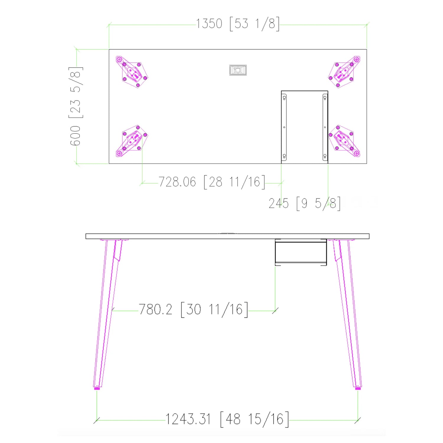Petit bureau de travail Collection Stad