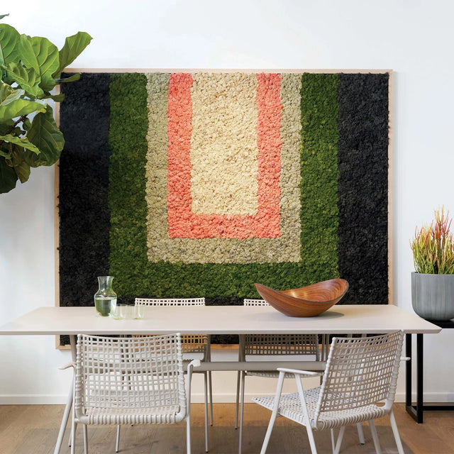 Détail de Lichen Caribou stabilisé en vert forêt – ByNature