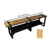 Entrance bench with shoe storage, Moderno