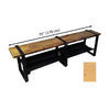 Entrance bench with shoe storage, Moderno