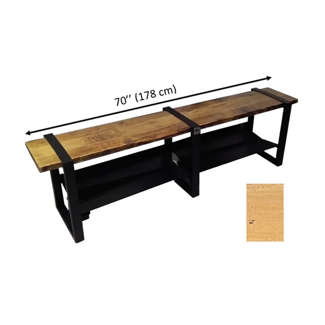Entrance bench with shoe storage, Moderno