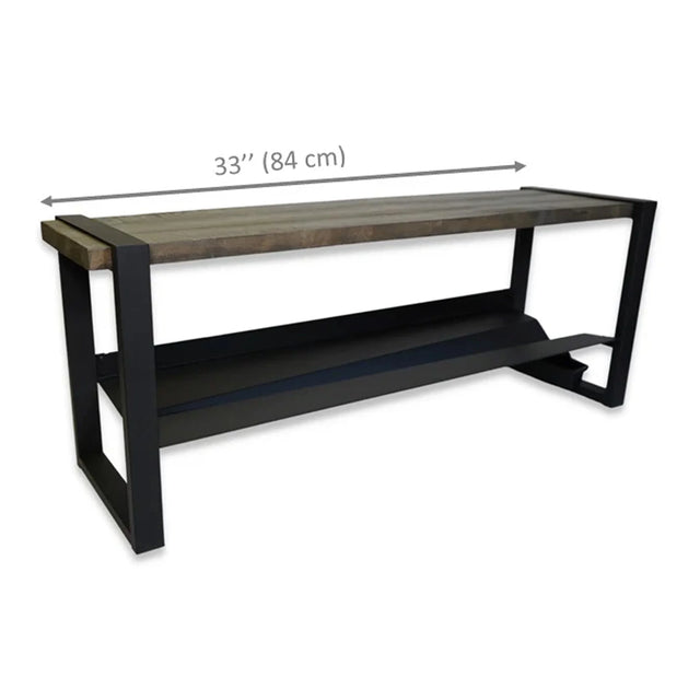 Entrance bench with shoe storage, Moderno