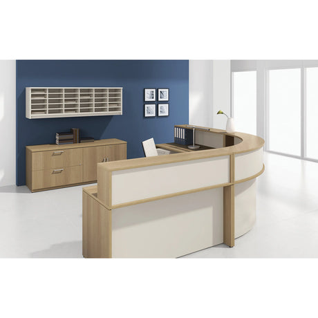 Bureau de reception arrondi morpheo