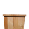 All-wood entrance bench with shoe storage, Noble