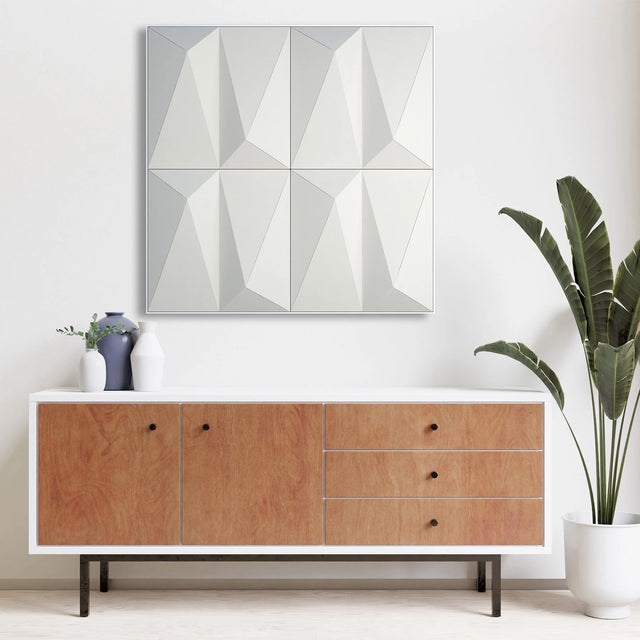 Panneau acoustique Silensio modèle Crystal par Artofix dans un bureau moderne