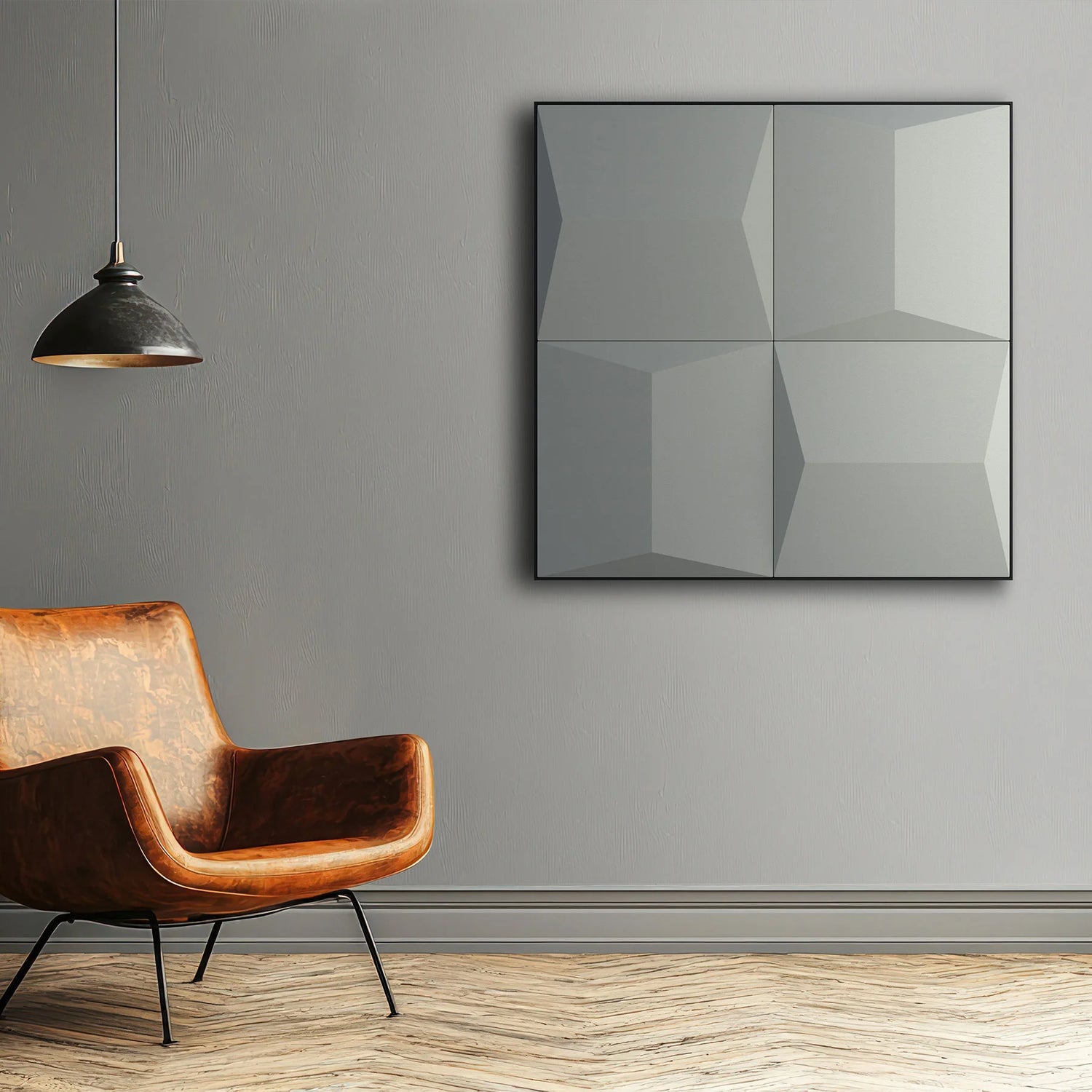 Panneau acoustique Silensio modèle Prism par Artofix dans un coin lounge