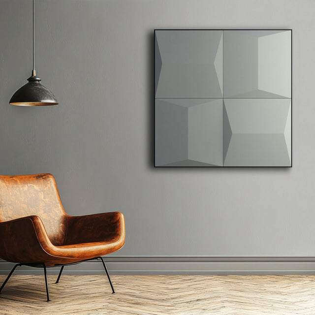 Panneau acoustique Silensio modèle Prism par Artofix dans un coin lounge