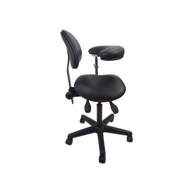 Chaise selle d'assistante dentaire avec appui ventral Posiflex