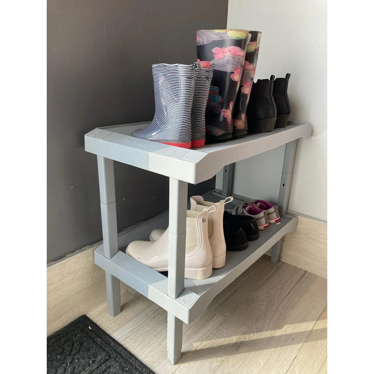 Réalisation Plastico 2 étages, gris clair