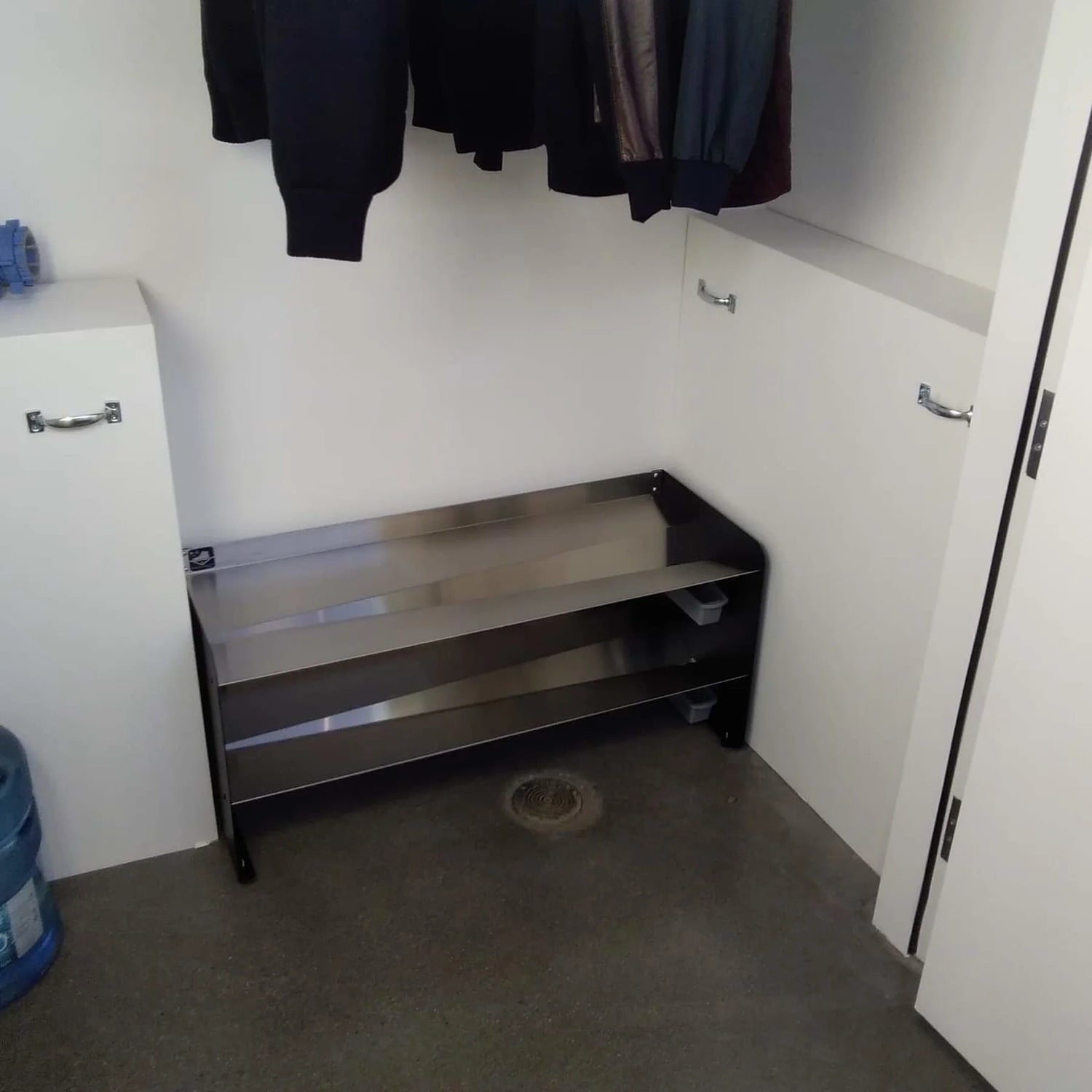 Large boot and shoe rack, Titan 8 shelves
