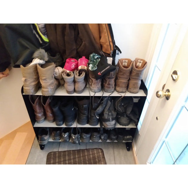 Large boot and shoe rack, Titan 3 levels