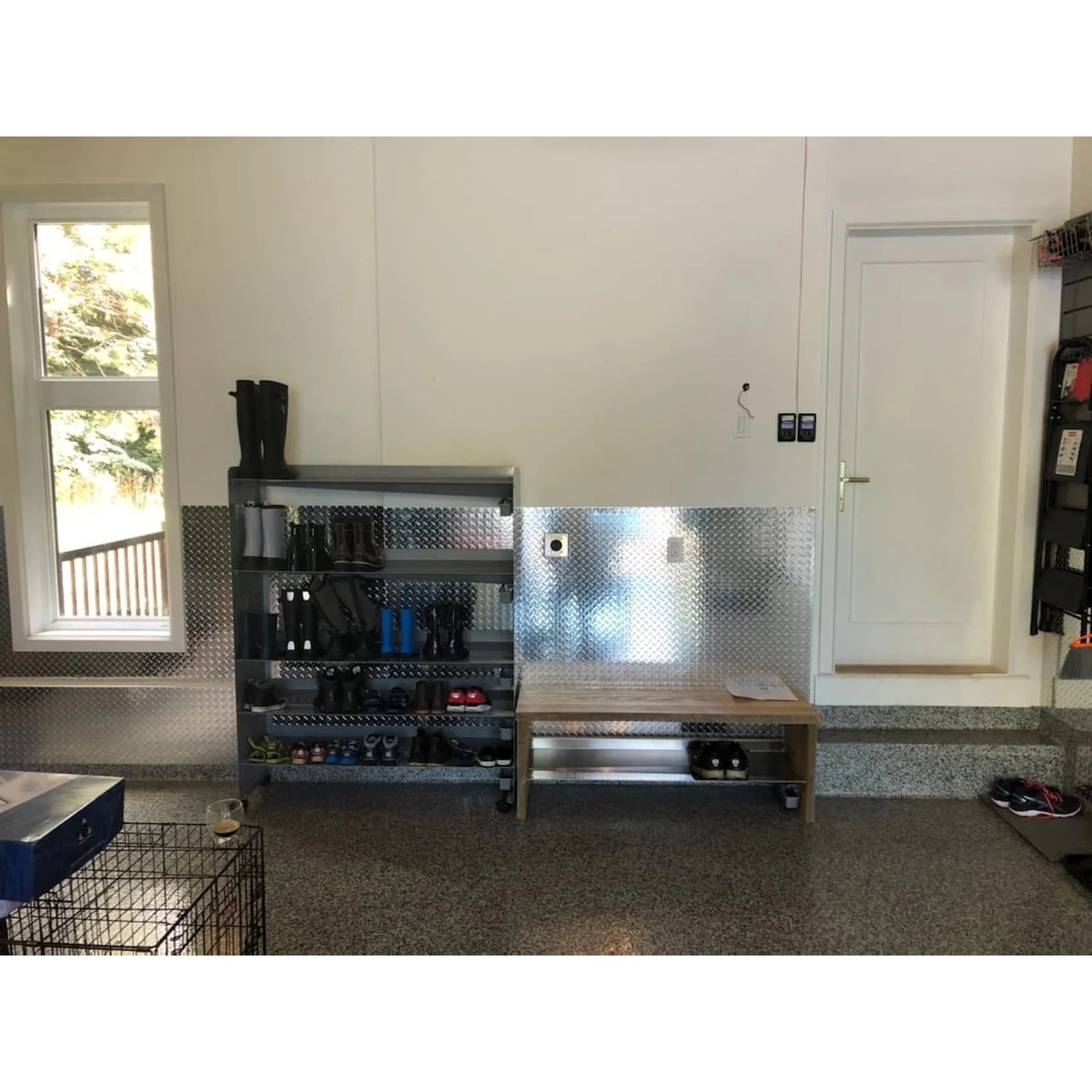 Large boot and shoe rack, Titan 5 levels