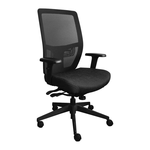 Chaise de bureau ergonomique dossier en maille, Rhea