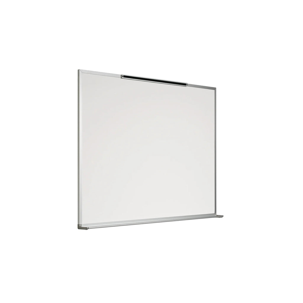 Tableau blanc effaçable à sec – surface en porcelaine blanche – Série 2000, cadre aluminium