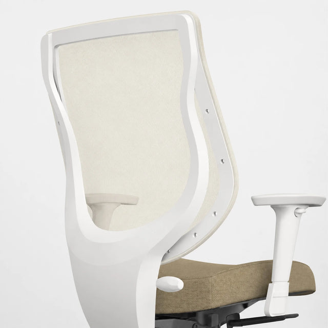 White office chair with mesh back Youtoo