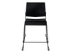Upholstered armless bar stool - Tuck Series