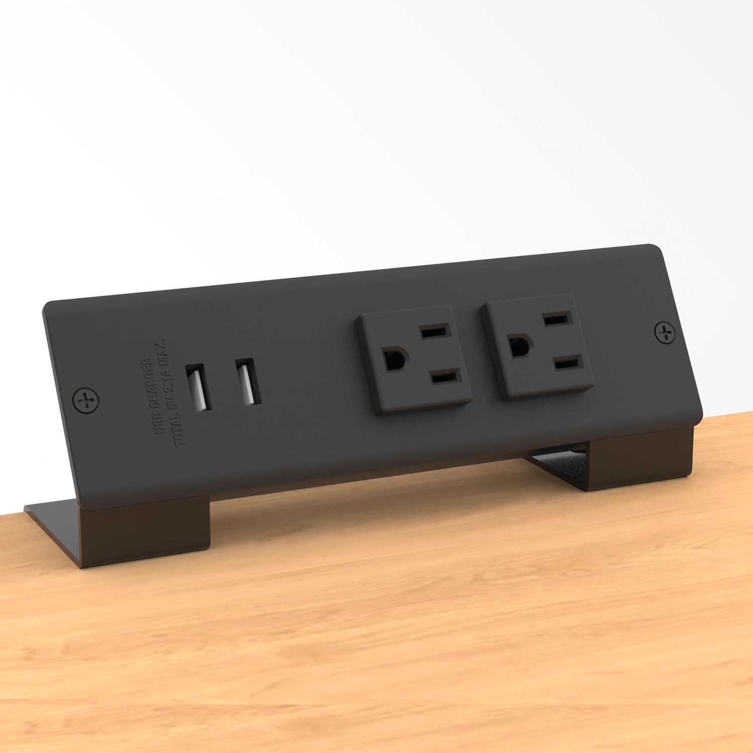 Clamp-on power dock for office