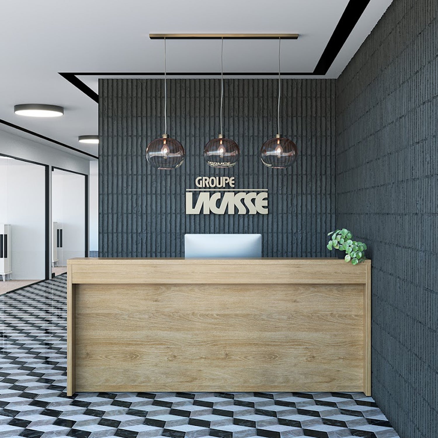 Poste de réception droit Collection Morpheo