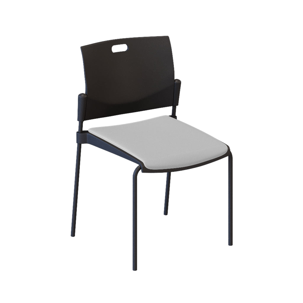 Chaise visiteur avec siège rembourré Butterfly