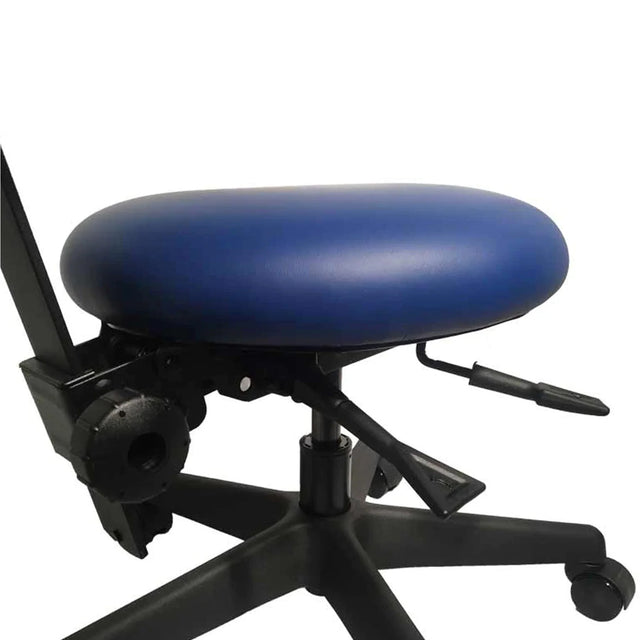 Chaise ajustable avec dossier pour éducatrice