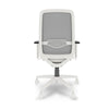Chaise de bureau blanche dossier en maille L1